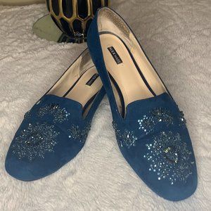 Alex Marie Blue Studded Flats